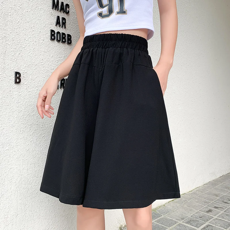 High Waist Wide Leg Casual Pants Women's plus Size Summer New Five-Quarter Length Trousers High Waist Skirt Pants
High Waist Wide Leg Casual Pants Women's plus Size Summer New Five-Quarter Length Trousers High Waist Skirt Pants