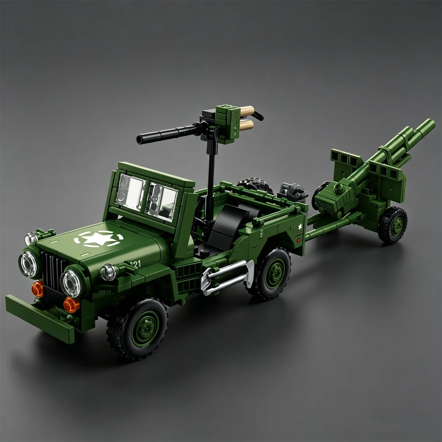 MOC Figurine American Willis Off-road vehicle building tactical military car toy puzzle gift grenade launcher tractor model
MOC Figurine American Willis Off-road vehicle building tactical military car toy puzzle gift grenade launcher tractor model