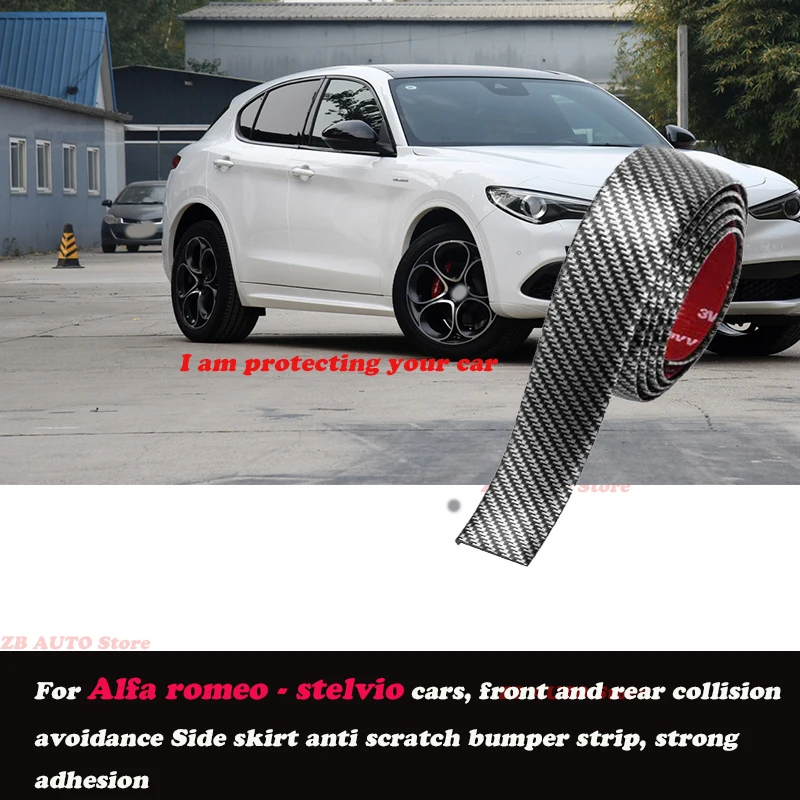 Strong adhesive bumper strip, front and rear lip side skirts, collision and scratch resistant, suitable For Alra romeo stelvio
Strong adhesive bumper strip, front and rear lip side skirts, collision and scratch resistant, suitable For Alra romeo stelvio