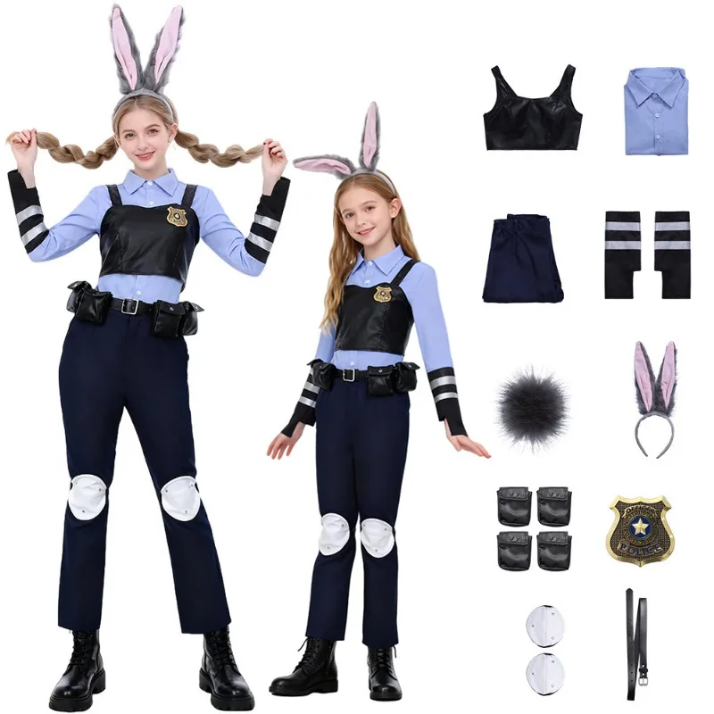 Костюм кролика Джуди, повязка на голову для косплея, платье на Хэллоуин, карнавальная праздничная одежда, маскировка, мультяшный зоопарк, ролевая игра, фантазийные наряды
Костюм кролика Джуди, повязка на голову для косплея, платье на Хэллоуин, карнавальная праздничная одежда, маскировка, мультяшный зоопарк, ролевая игра, фантазийные наряды