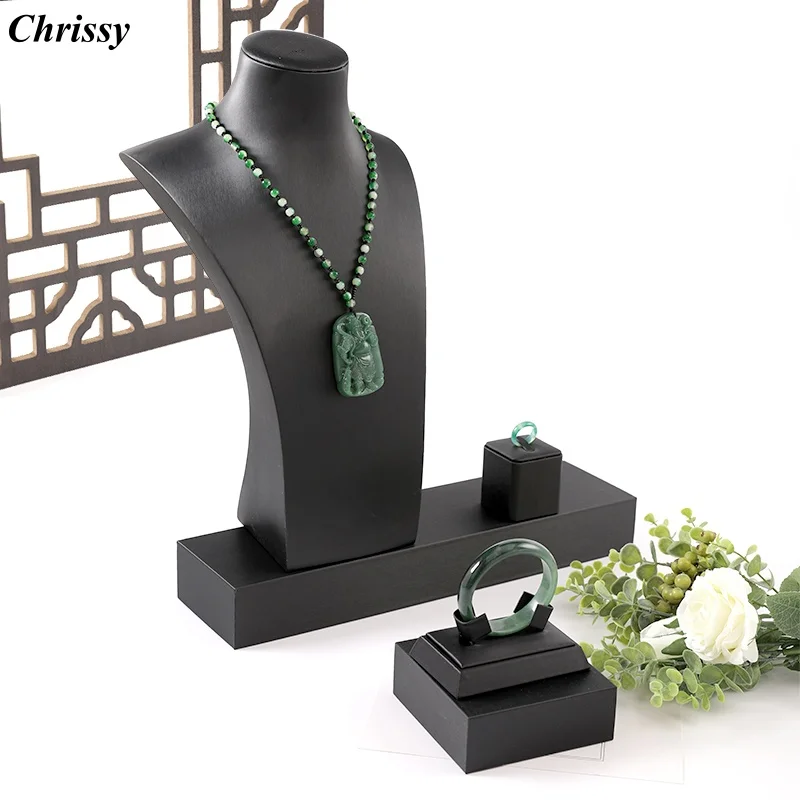 Подставка для ожерелья из искусственной кожи/кожи, органайзер для ювелирных изделий, лоток для демонстрации держателя, упаковка, дисплей, бюст, витрина для ювелирных изделий
Подставка для ожерелья из искусственной кожи/кожи, органайзер для ювелирных изделий, лоток для демонстрации держателя, упаковка, дисплей, бюст, витрина для ювелирных изделий