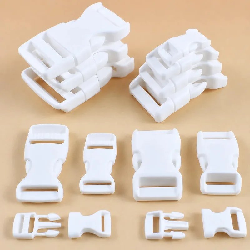 10-50Pcs 10-38mm Plastic Release Buckles Backpack Strap Side Adjust Clip Clasp Webbing Belt Buckle Dog Collar Adjust Snap Hook
10-50Pcs 10-38mm Plastic Release Buckles Backpack Strap Side Adjust Clip Clasp Webbing Belt Buckle Dog Collar Adjust Snap Hook