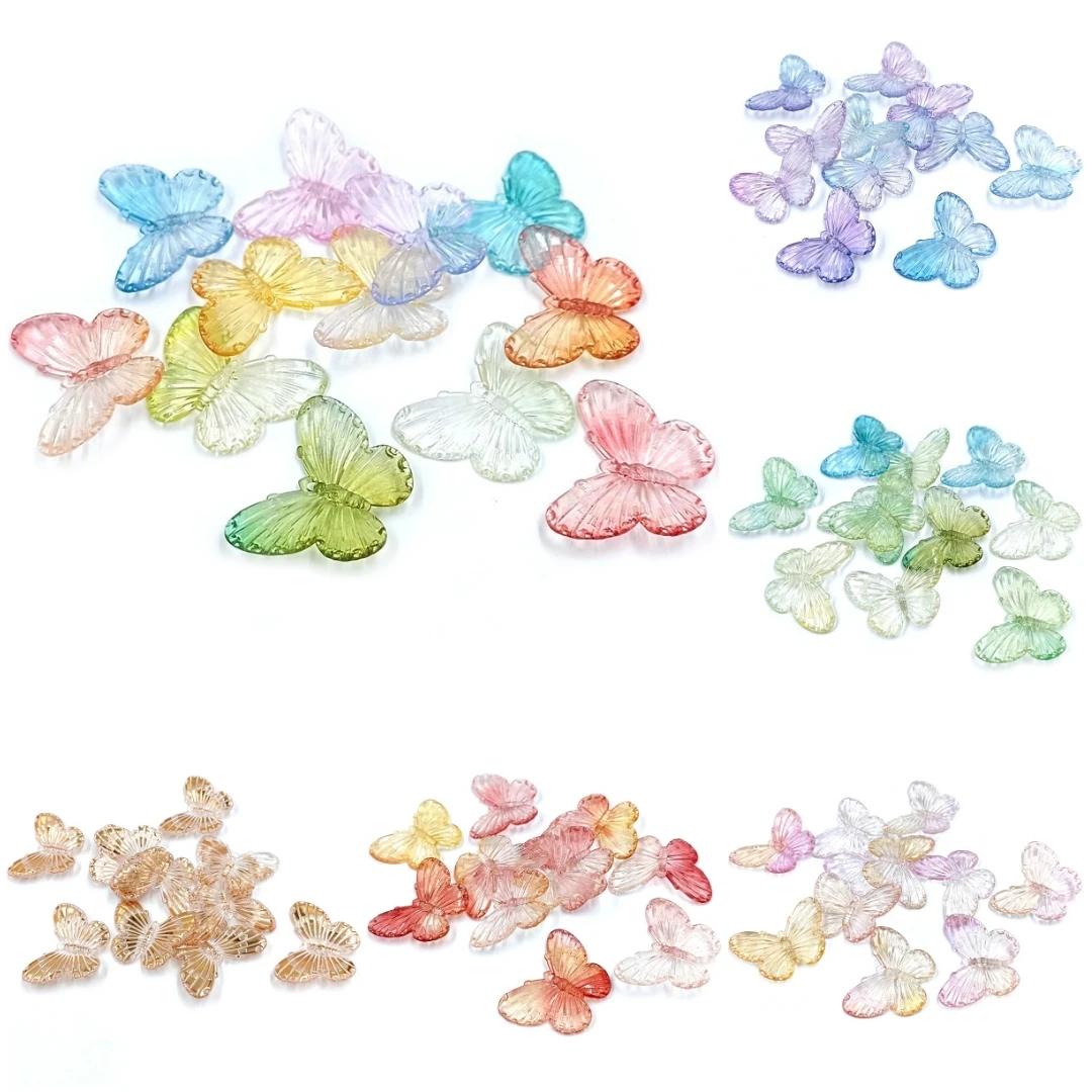 10pcs Double Color Gradient Butterfly Beads Earrings Pendant DIY Hairpin Jewelry Accessories Handmade Material Creative
10pcs Double Color Gradient Butterfly Beads Earrings Pendant DIY Hairpin Jewelry Accessories Handmade Material Creative