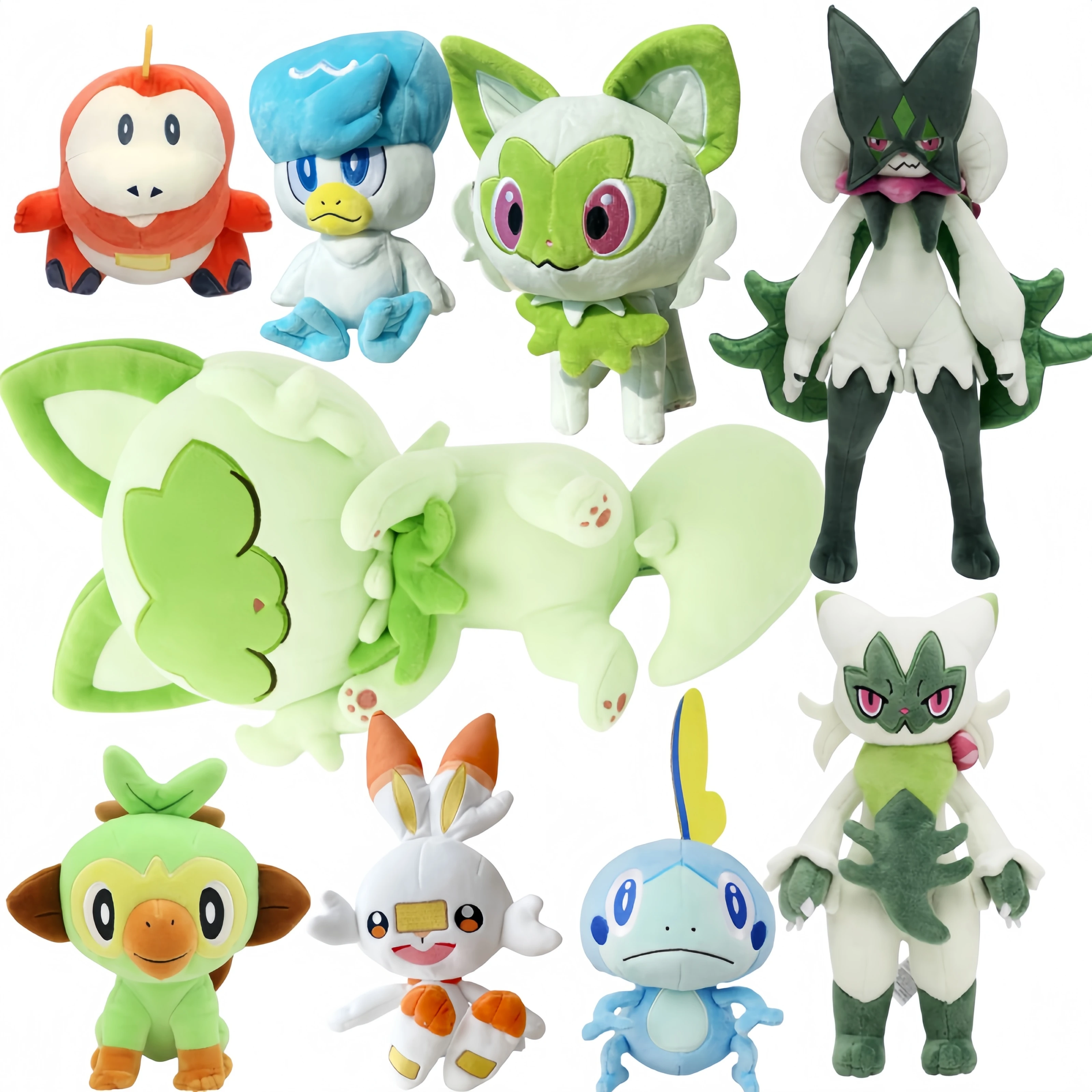 Pokemon Sleeping Lying Sprigatito Floragato Meowscarada Quaxly Fuecoco Plush Toys Sobble Scorbunny Cinderace Stuffed Peluche Toy
Pokemon Sleeping Lying Sprigatito Floragato Meowscarada Quaxly Fuecoco Plush Toys Sobble Scorbunny Cinderace Stuffed Peluche Toy