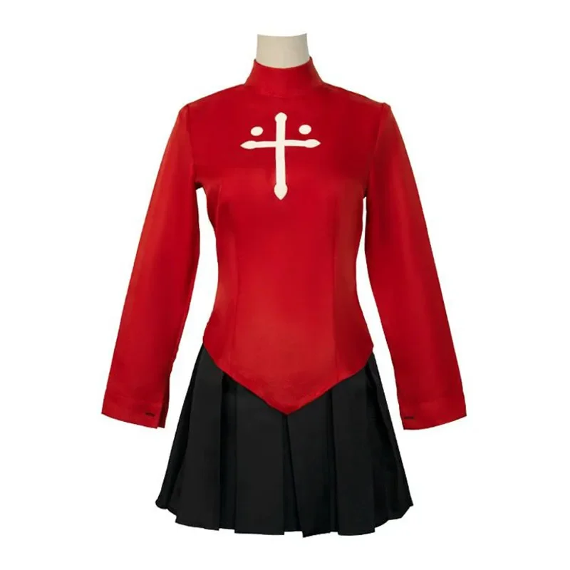 Destin rester nuit Rin Tohsaka Косплей Костюм Geriingles à cheveux perruque collier femmes carnaval Костюм robe uniforme
Destin rester nuit Rin Tohsaka Косплей Костюм Geriingles à cheveux perruque collier femmes carnaval Костюм robe uniforme