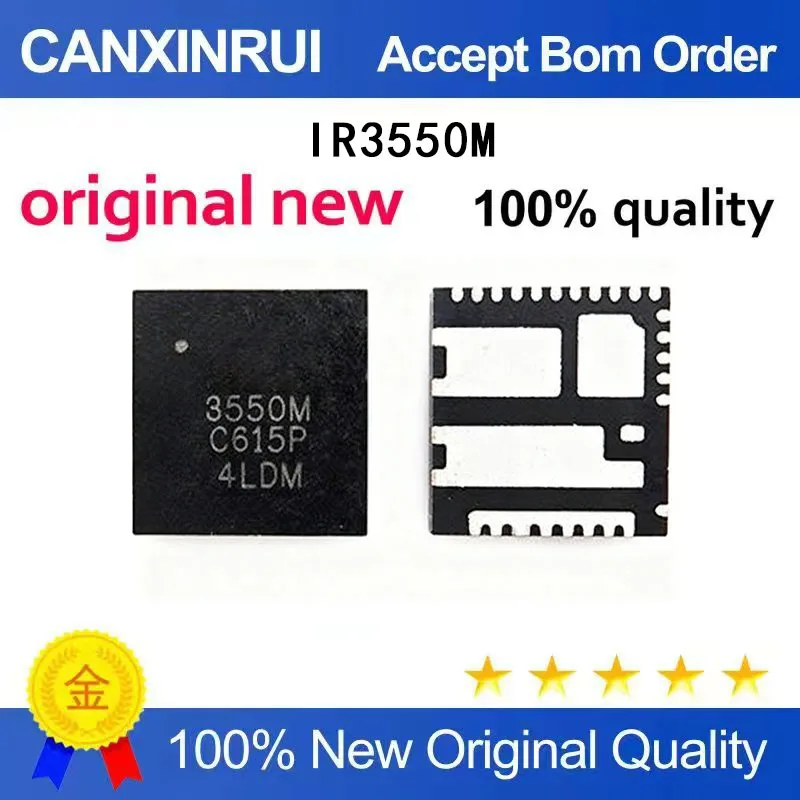 (5-100 Pieces) New in stock IR3550MTRPBF IR3550M 3550M PQFN32
(5-100 Pieces) New in stock IR3550MTRPBF IR3550M 3550M PQFN32