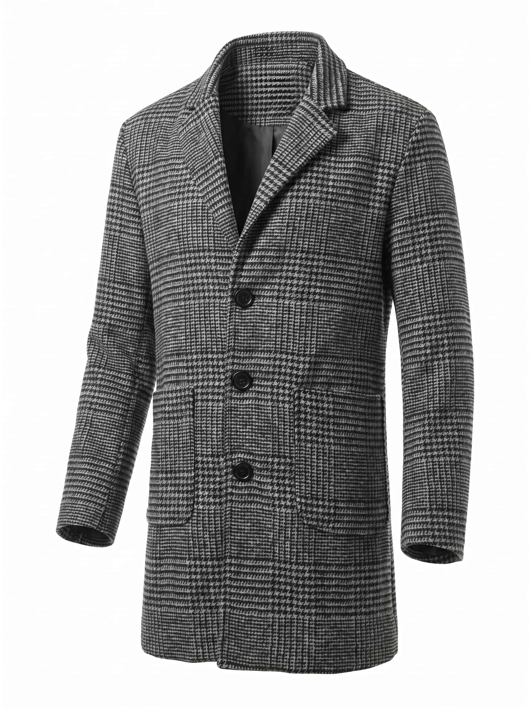 New Winter Men's Trench Coat with Houndstooth Pattern Thickened Lining Windproof Design | Business-Ready Warm Outerwear for Men
New Winter Men's Trench Coat with Houndstooth Pattern Thickened Lining Windproof Design | Business-Ready Warm Outerwear for Men