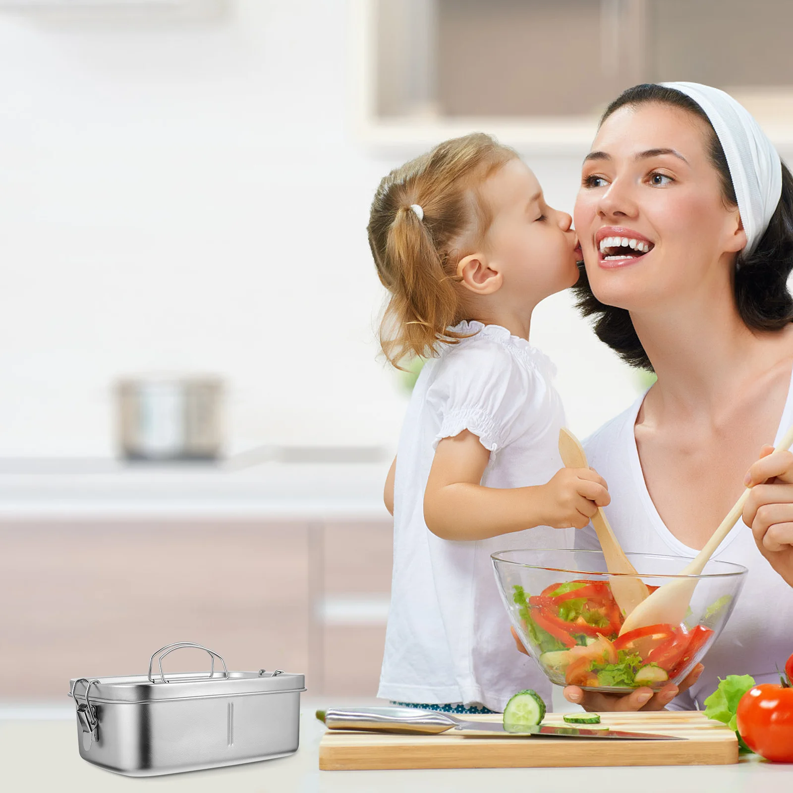 Lunch Box Stainless Steel Single Layer Portable Food Case Leak Proof Insulation Easy Clean Suitable Family Work School Picnic
Lunch Box Stainless Steel Single Layer Portable Food Case Leak Proof Insulation Easy Clean Suitable Family Work School Picnic