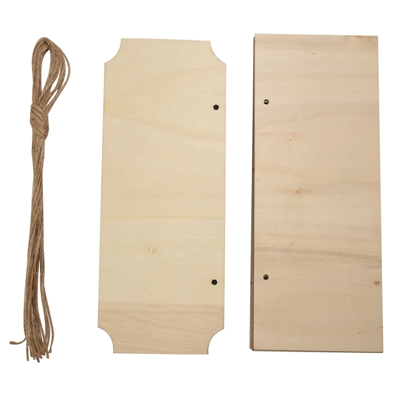 AV-10 Pieces Unfinished Hanging Wood Sign Rectangle Blank Wooden Plaque Banners With Ropes For Pyrography Painting Writing
AV-10 Pieces Unfinished Hanging Wood Sign Rectangle Blank Wooden Plaque Banners With Ropes For Pyrography Painting Writing