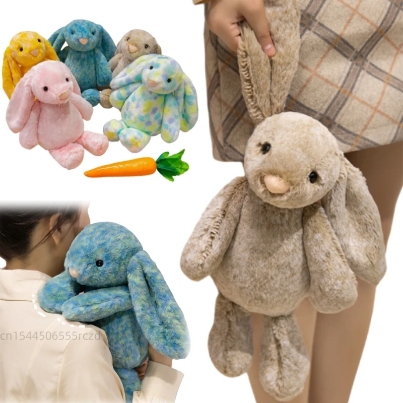 32cm Cute Rainbow Long Ears Looper Rabbit Plush Doll Pillow Soft Cartoon Colorful Healing Rabbit Plush Toy For Girls Gift
32cm Cute Rainbow Long Ears Looper Rabbit Plush Doll Pillow Soft Cartoon Colorful Healing Rabbit Plush Toy For Girls Gift