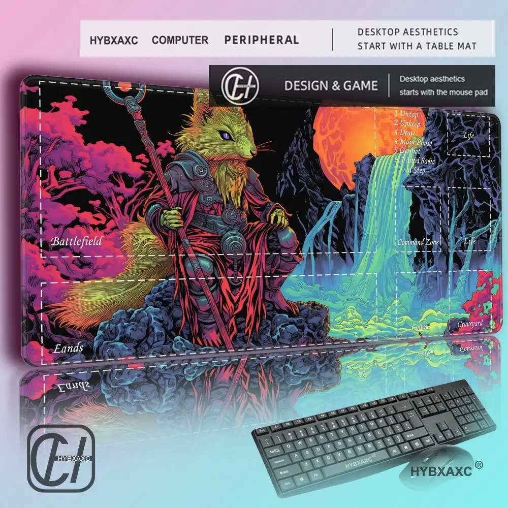 HYBXAXC Magic Card Gaming Mat Mouse Pad with zone Colorful Squirrel Warrior mtg playmat desk mat Commander Playmat suitable
HYBXAXC Magic Card Gaming Mat Mouse Pad with zone Colorful Squirrel Warrior mtg playmat desk mat Commander Playmat suitable