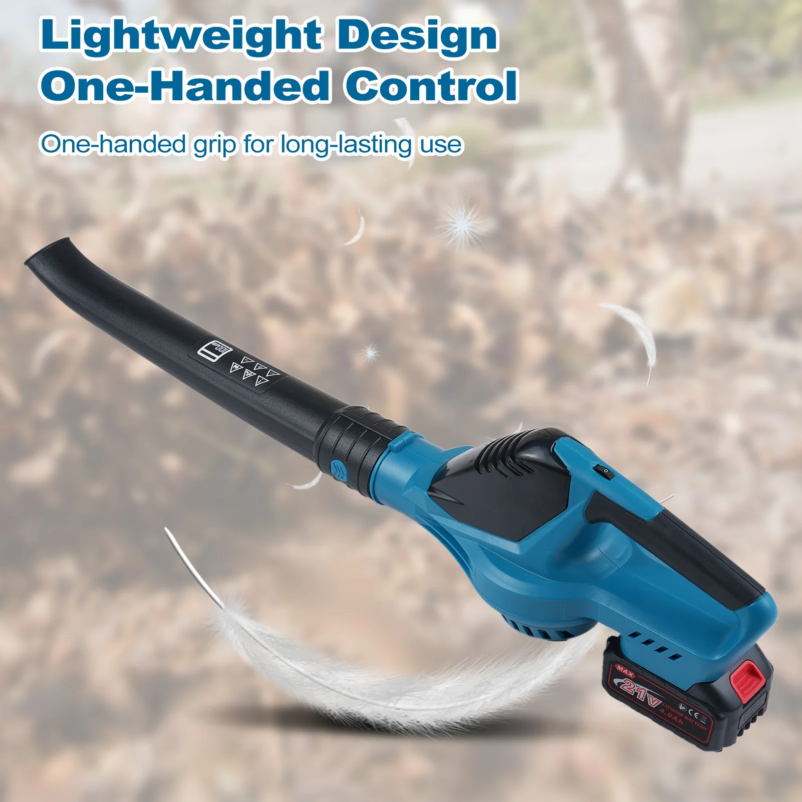 Вентилятор для листьев, 100 миль в час, 21 В, мощный двигатель, электрический вентилятор для листьев для ухода за газоном, 5 режимов скорости, вентилятор для листьев с батарейным питанием
Вентилятор для листьев, 100 миль в час, 21 В, мощный двигатель, электрический вентилятор для листьев для ухода за газоном, 5 режимов скорости, вентилятор для листьев с батарейным питанием