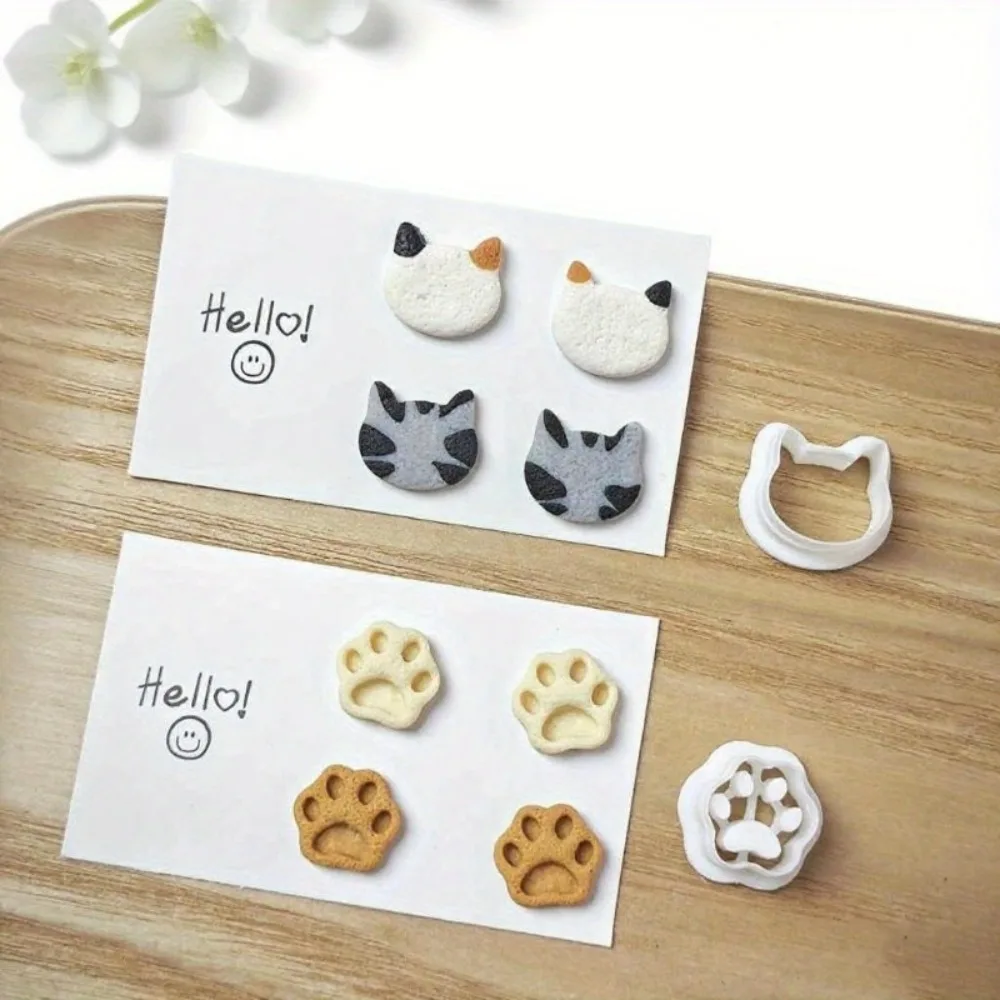 2Pcs Halloween Bat /Artist Palette & Brush/Cute Cat & Paw /Angel Wings Polymer Clay Cutters for Spooky Earrings Jewelry Making
2Pcs Halloween Bat /Artist Palette & Brush/Cute Cat & Paw /Angel Wings Polymer Clay Cutters for Spooky Earrings Jewelry Making