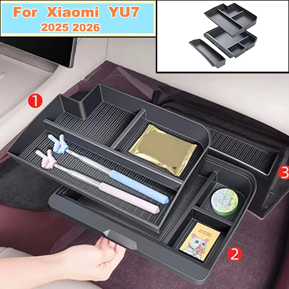 TPE Double-Layer Storage Box For Xiaomi YU7 2025 2026 Glove Box Organizer
TPE Double-Layer Storage Box For Xiaomi YU7 2025 2026 Glove Box Organizer