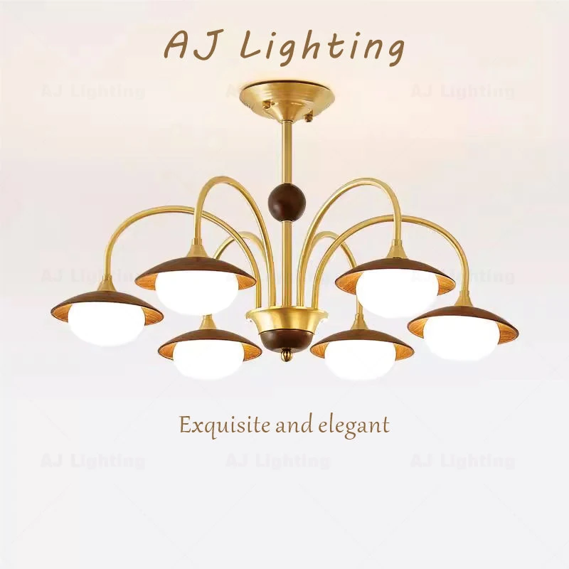 American Retro Copper Pendant Light Solid Wood High-End French Style Chandelier for Living Room Bedroom Dining Room Decor 2025
American Retro Copper Pendant Light Solid Wood High-End French Style Chandelier for Living Room Bedroom Dining Room Decor 2025