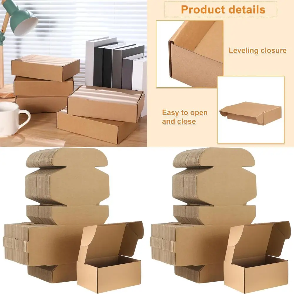 200 штук маленьких картонных почтовых коробок - 6x4x3 дюйма, коричневые гофрированные почтовые конверты для бизнеса
200 штук маленьких картонных почтовых коробок - 6x4x3 дюйма, коричневые гофрированные почтовые конверты для бизнеса