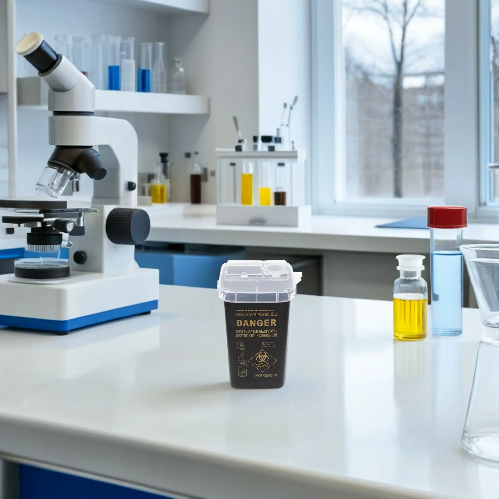 5Pcs Portable Tattoo Waste Needle Bin Puncture Resistant Bright Color for Salons Labs Black Needle Trash Box
5Pcs Portable Tattoo Waste Needle Bin Puncture Resistant Bright Color for Salons Labs Black Needle Trash Box