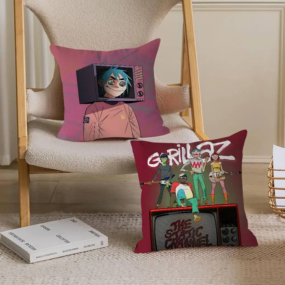 Мультфильм G-Gorillaz персонализированная картина текст домашние декоративные подушки подарки для дома 45x45 см
Мультфильм G-Gorillaz персонализированная картина текст домашние декоративные подушки подарки для дома 45x45 см