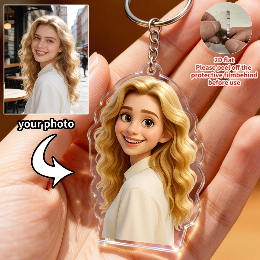 2D Flat Personalized Custom Keychains photo Custom Acrylic Keychains Photo Customized Fridge Magnet Birthday Jewelry Gifts
2D Flat Personalized Custom Keychains photo Custom Acrylic Keychains Photo Customized Fridge Magnet Birthday Jewelry Gifts