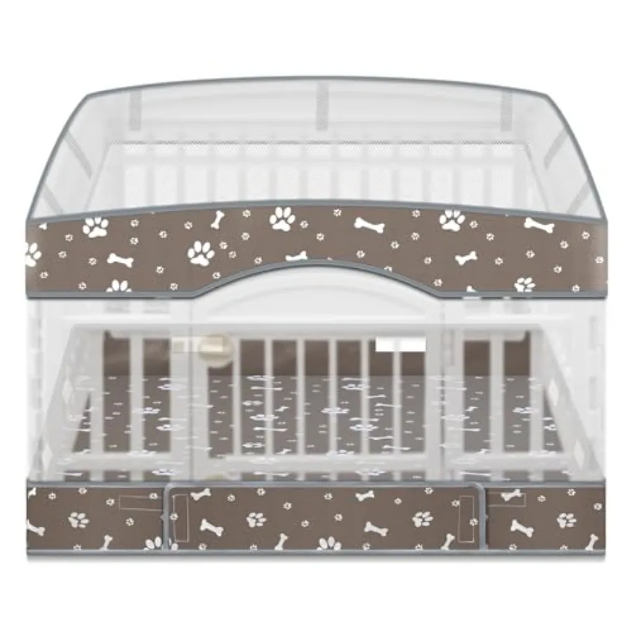 2 Pack Dog Playpens Cover and Bottom Mat Fits for 36 Inch 4 Panels Pet PlayPen, Dog Crate Cover Puppy Exercise Pad, Reusable Wa
2 Pack Dog Playpens Cover and Bottom Mat Fits for 36 Inch 4 Panels Pet PlayPen, Dog Crate Cover Puppy Exercise Pad, Reusable Wa