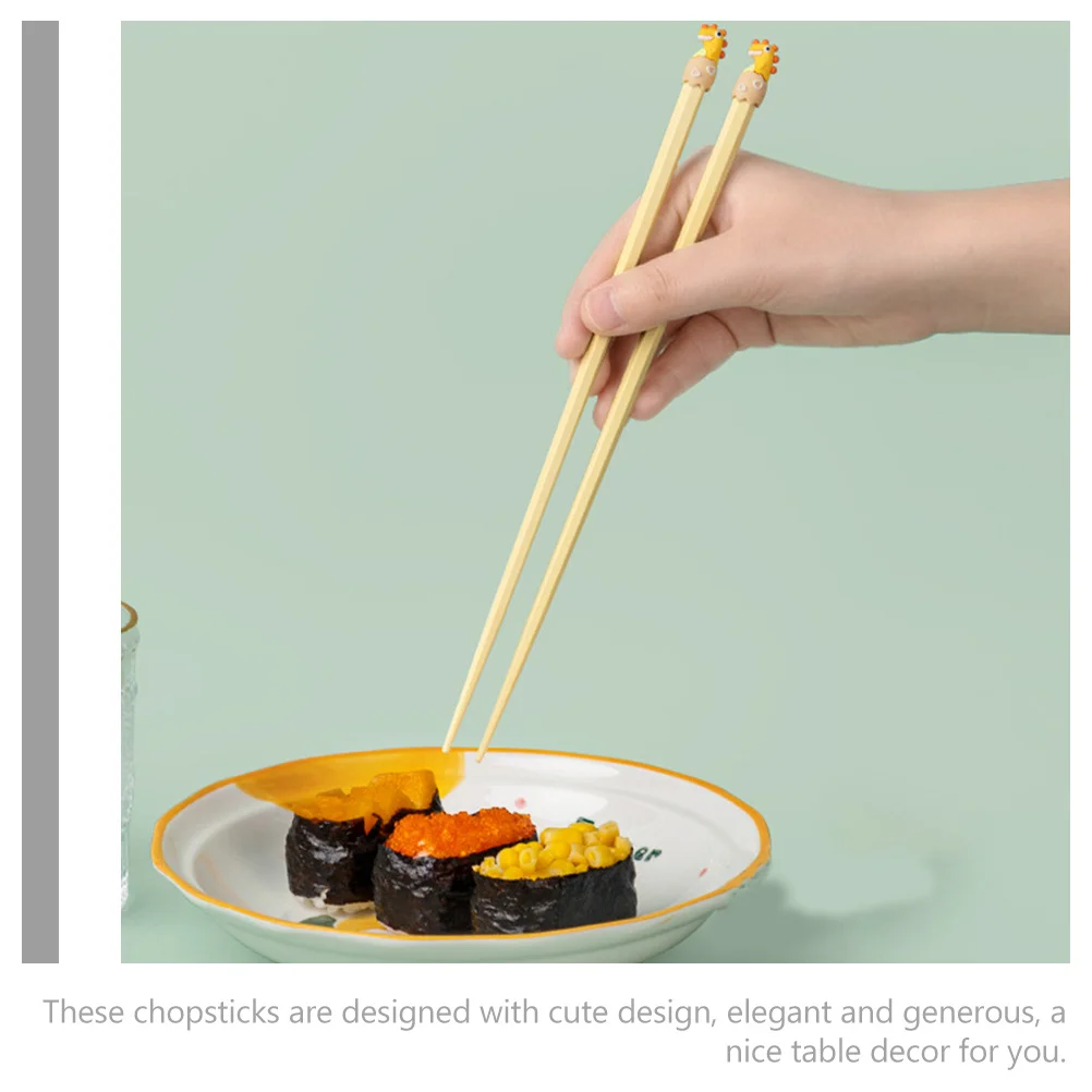 3Pairs Cartoon Chopsticks Reusable Dinosaur Design Dinner Supplies Easy Clean Serving Chopsticks for Home Restaurants
3Pairs Cartoon Chopsticks Reusable Dinosaur Design Dinner Supplies Easy Clean Serving Chopsticks for Home Restaurants