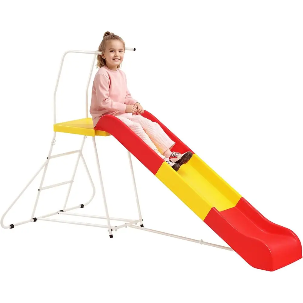 Children's Slide and Climbing Playground Set for Ages 3-8, Suitable for Outdoor or Indoor, Red
Children's Slide and Climbing Playground Set for Ages 3-8, Suitable for Outdoor or Indoor, Red
