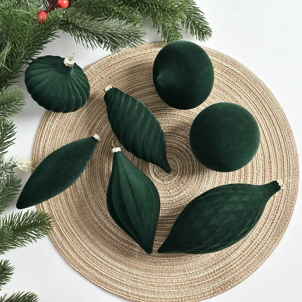 27pcs Flocked Velvet Christmas Ball Pendant Reusable Shatterproof Christmas Balls Ornaments Elegant Xmas Tree Hanging Ornaments
27pcs Flocked Velvet Christmas Ball Pendant Reusable Shatterproof Christmas Balls Ornaments Elegant Xmas Tree Hanging Ornaments