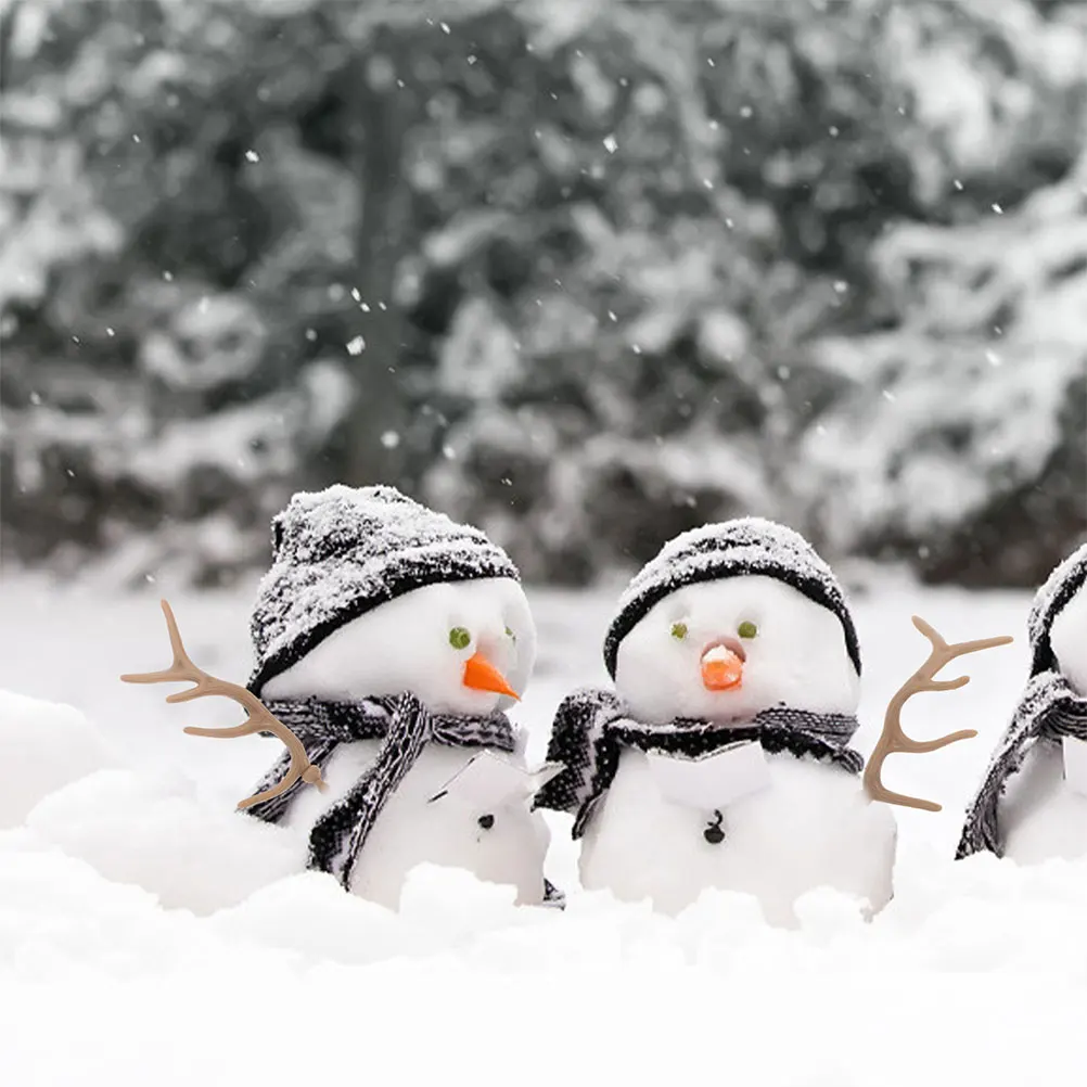 Deer Antler Snowman Decorations Plastic Diy Craft Accessories Holiday Party Supplies Reusable Mini Antlers Embellishments
Deer Antler Snowman Decorations Plastic Diy Craft Accessories Holiday Party Supplies Reusable Mini Antlers Embellishments