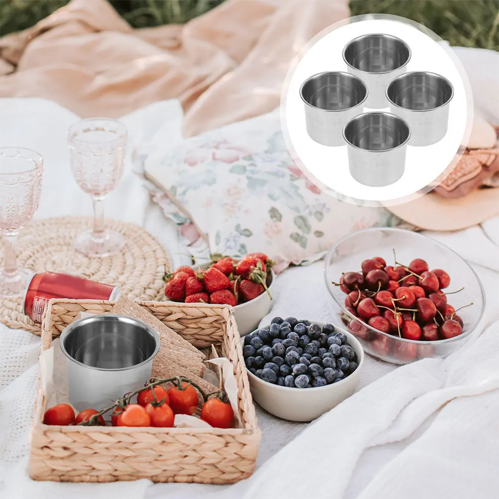 Stainless Steel Condiment Jars 10cm Round Spice Containers Kitchen BBQ Storage Canisters Seasoning Bottles
Stainless Steel Condiment Jars 10cm Round Spice Containers Kitchen BBQ Storage Canisters Seasoning Bottles