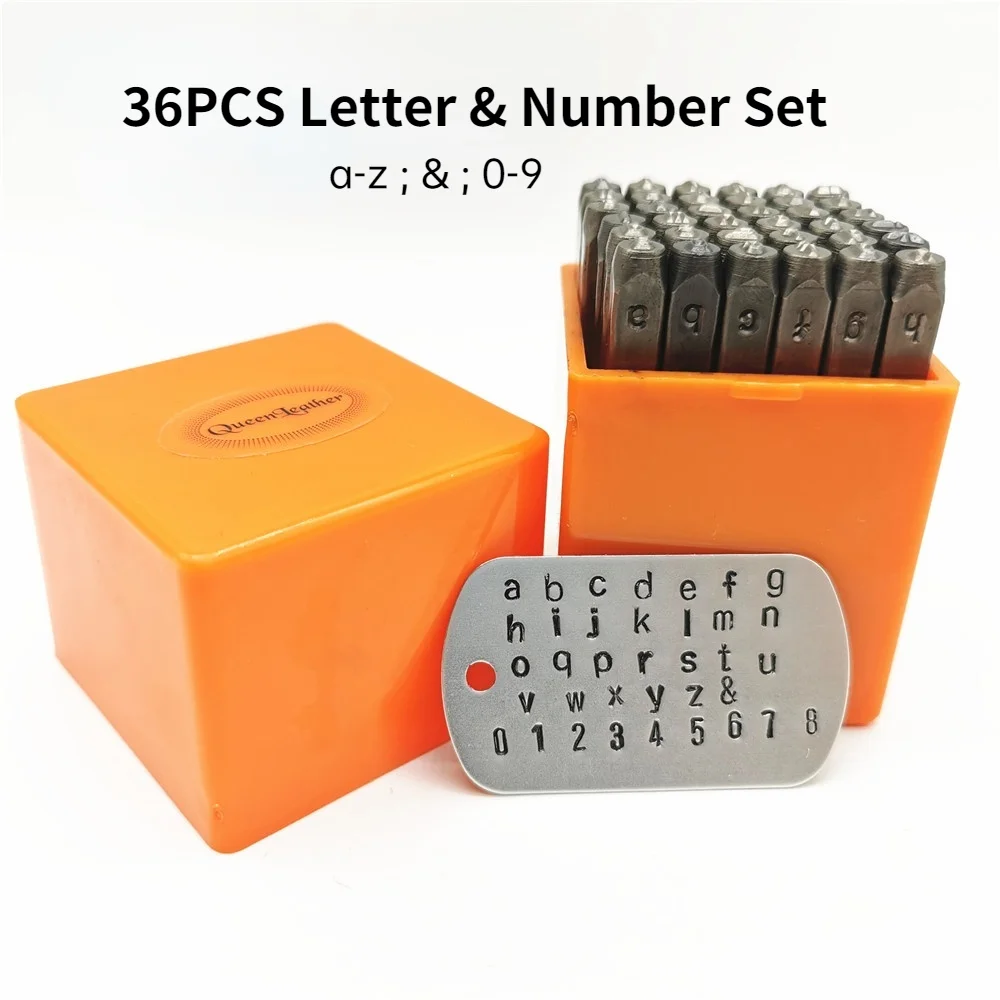 36pcs 3mm/4mm Letter & Number Metal Stamping Set Jewelry Leather Lowercase Alphabet Punching Tool Steel Stamper Logo Customized
36pcs 3mm/4mm Letter & Number Metal Stamping Set Jewelry Leather Lowercase Alphabet Punching Tool Steel Stamper Logo Customized