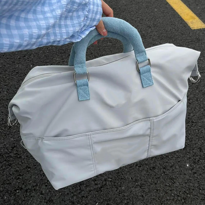 Unisex Handheld Sports Gym Bags Simple Style Lightweight Large-capacity Travel Bag Casual Short Trip Portable Zipper Handbags
Unisex Handheld Sports Gym Bags Simple Style Lightweight Large-capacity Travel Bag Casual Short Trip Portable Zipper Handbags