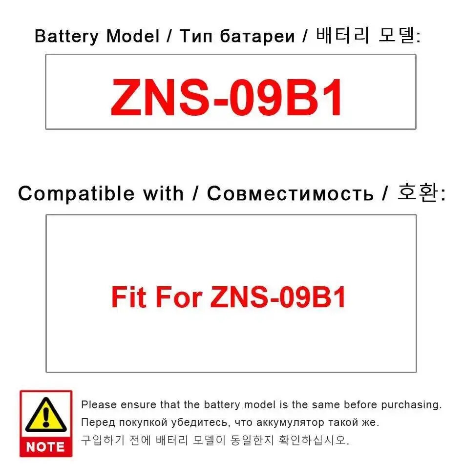 Прочный сменный аккумулятор премиум-класса для умного дверного замка 4200 мАч, подходит для Zns-09B1
Прочный сменный аккумулятор премиум-класса для умного дверного замка 4200 мАч, подходит для Zns-09B1