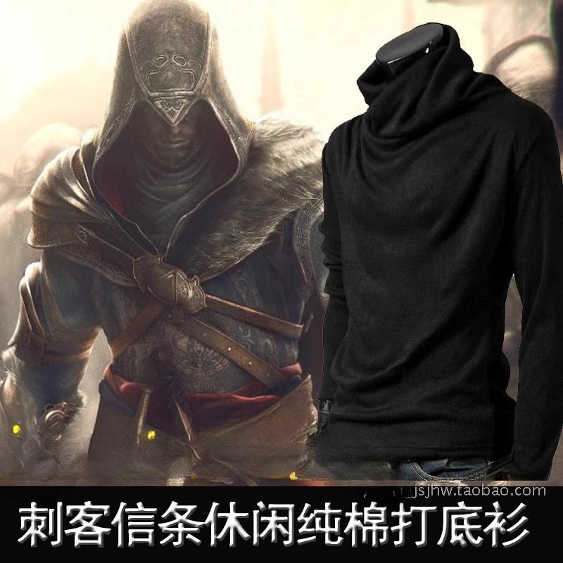 Узкая водолазка с длинными рукавами Assassin's Creed, футболка на подкладке с воротником-стойкой, теплая корейская версия из чистого хлопка, универсальная
Узкая водолазка с длинными рукавами Assassin's Creed, футболка на подкладке с воротником-стойкой, теплая корейская версия из чистого хлопка, универсальная