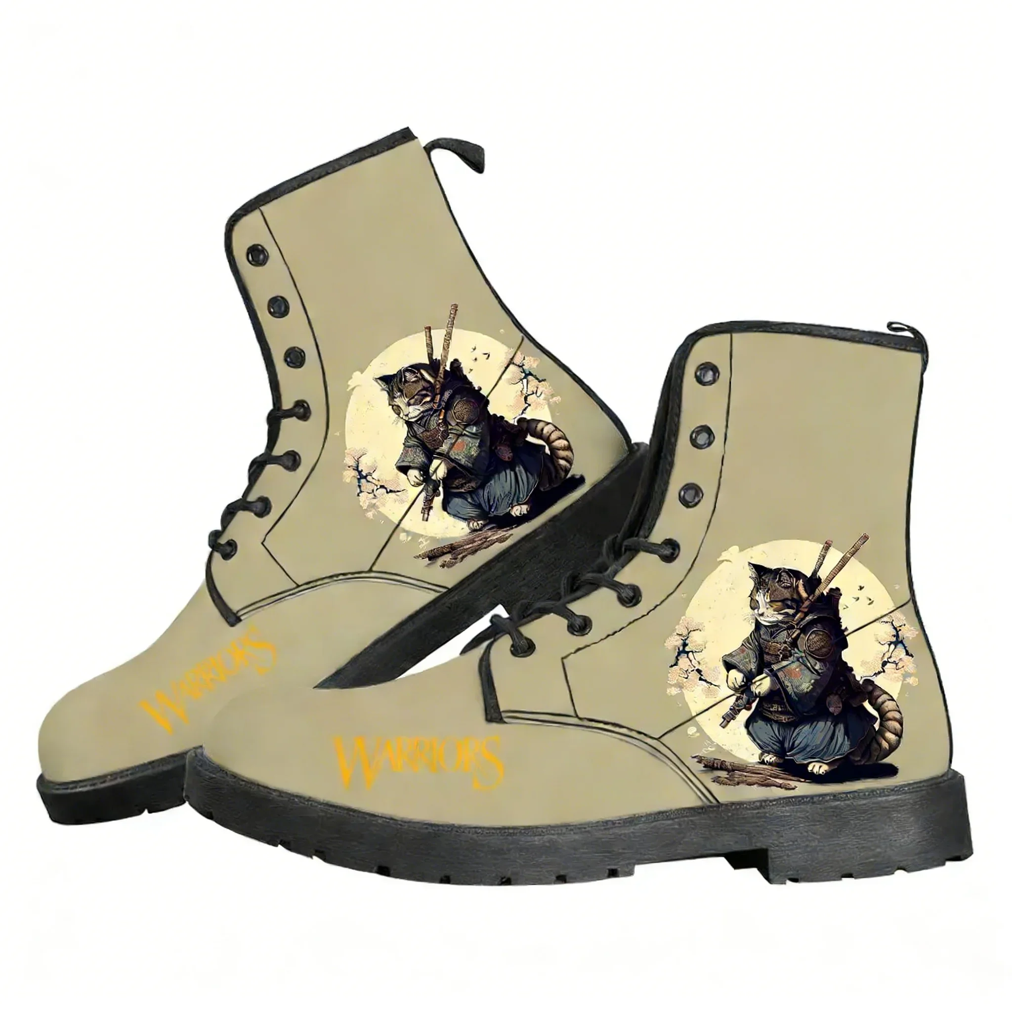 Cat Warrior Boots Mens Womens Teenager Casual Boots Outdoor Casual Lightweight Fashion Personalized Pattern Custom made Shoes
Cat Warrior Boots Mens Womens Teenager Casual Boots Outdoor Casual Lightweight Fashion Personalized Pattern Custom made Shoes