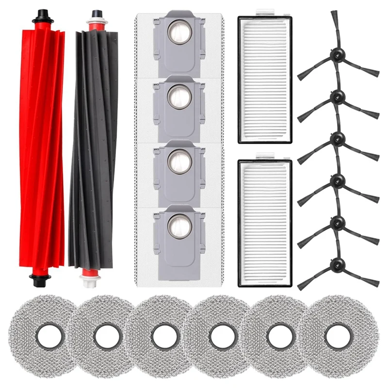For Roborock Q Revo Master Robot Vacuum Cleaner Main Side Brush Hepa Filter Mop Cloth Dust Bags Replacement Parts
For Roborock Q Revo Master Robot Vacuum Cleaner Main Side Brush Hepa Filter Mop Cloth Dust Bags Replacement Parts