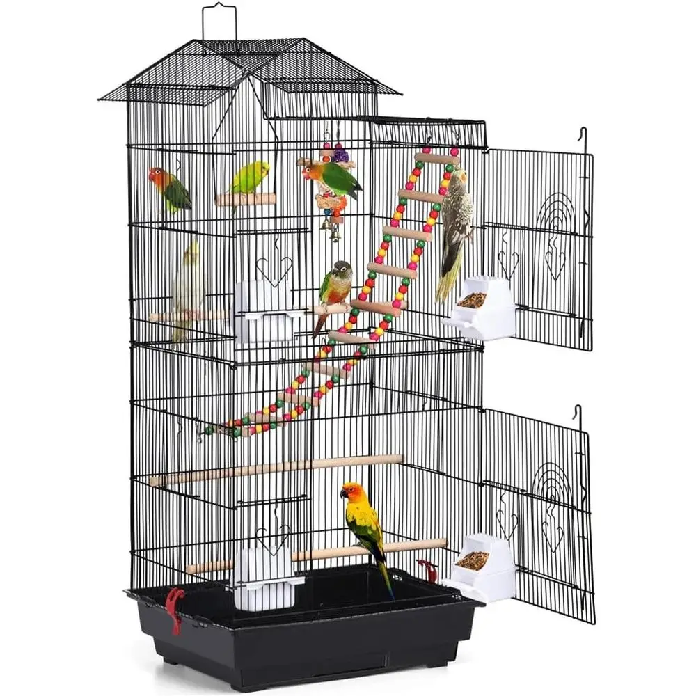 Large 39-inch Parrot Bird Cage with Toys for Macaws, Cockatiels, Conures, Budgies, Lovebirds, and Canaries
Large 39-inch Parrot Bird Cage with Toys for Macaws, Cockatiels, Conures, Budgies, Lovebirds, and Canaries