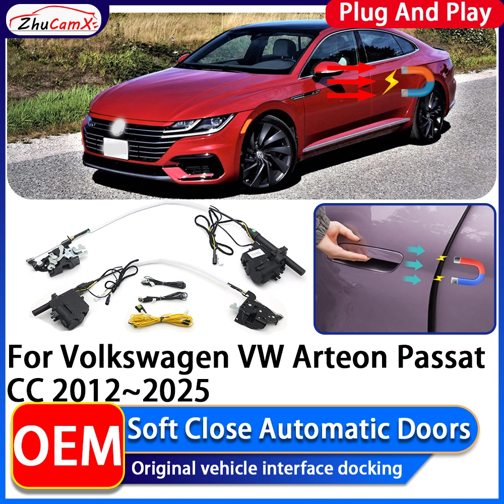 ZhuCamX Electric Suction Power Soft Close Car Door Automatic Door Closing System For Volkswagen VW Arteon Passat CC 2012~2025
ZhuCamX Electric Suction Power Soft Close Car Door Automatic Door Closing System For Volkswagen VW Arteon Passat CC 2012~2025
