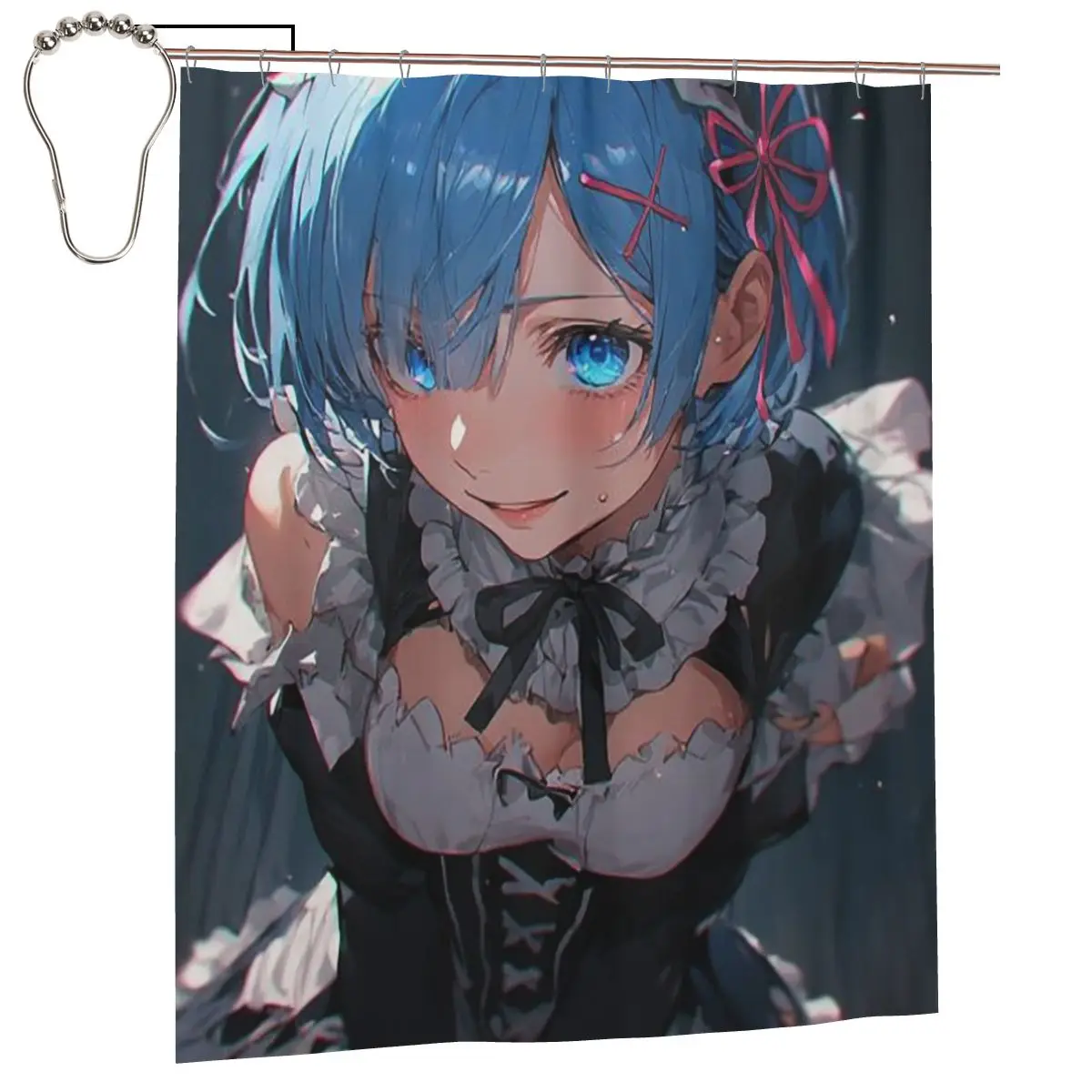 Sexy Cute Rem Anime Shower Curtain Bathroom Polyester Waterproof Bath Curtains with Hooks
Sexy Cute Rem Anime Shower Curtain Bathroom Polyester Waterproof Bath Curtains with Hooks