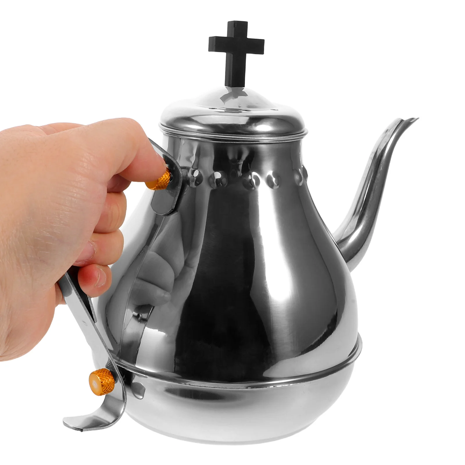 1.2L Stainless Steel Communion Wine Kettle Vintage Design Metal Tea Pot for Church Services Outdoor Prayer Camping Rituals
1.2L Stainless Steel Communion Wine Kettle Vintage Design Metal Tea Pot for Church Services Outdoor Prayer Camping Rituals