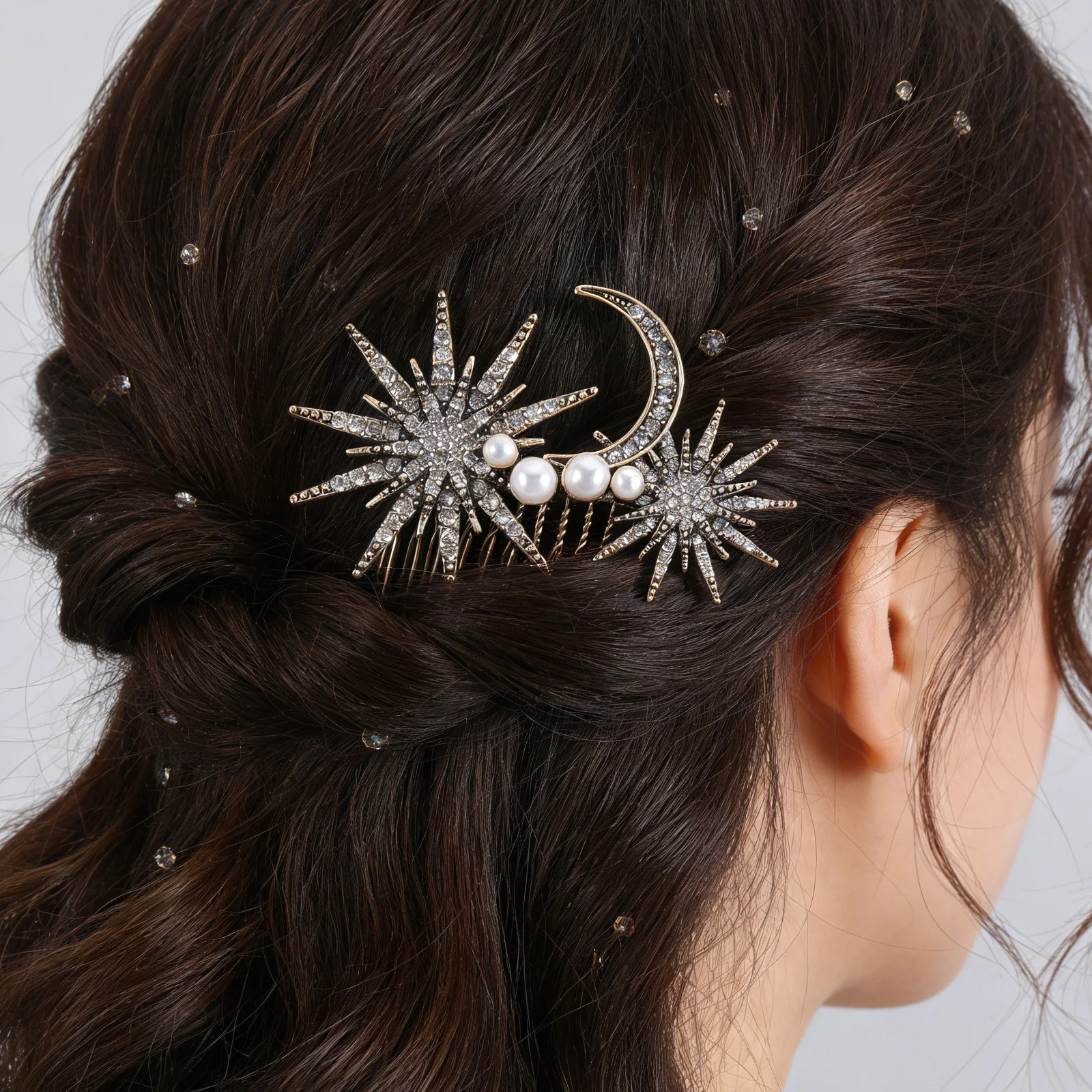2Pcs Vintage Hair Side Comb Alloy Moon Bridal Wedding Prom Updo Decorative Hair Accessories Elegant Party Combs
2Pcs Vintage Hair Side Comb Alloy Moon Bridal Wedding Prom Updo Decorative Hair Accessories Elegant Party Combs
