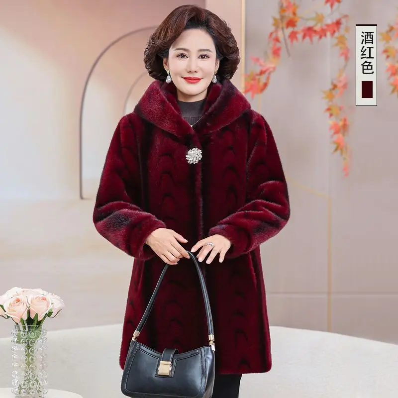 Luxe Faux Fur Trench Coat Mid-Length Hooded Winter Jacket with Plush Lining Sophisticated Warm Statement Coat
Luxe Faux Fur Trench Coat Mid-Length Hooded Winter Jacket with Plush Lining Sophisticated Warm Statement Coat
