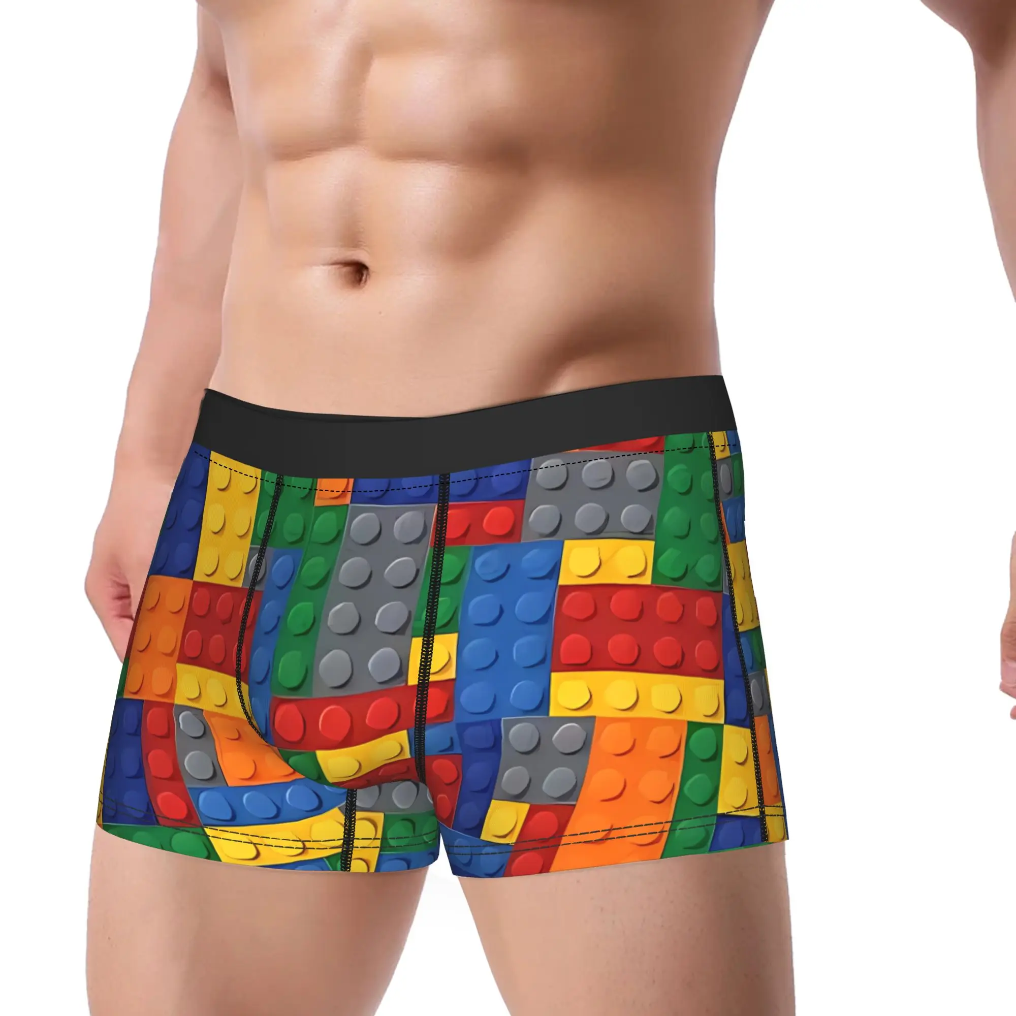 Colorful Building Blocks Brick Pattern Underwear Comfortable Panties Customs Boxer Brief For Males 3D Pouch Plus Size Trunk
Colorful Building Blocks Brick Pattern Underwear Comfortable Panties Customs Boxer Brief For Males 3D Pouch Plus Size Trunk