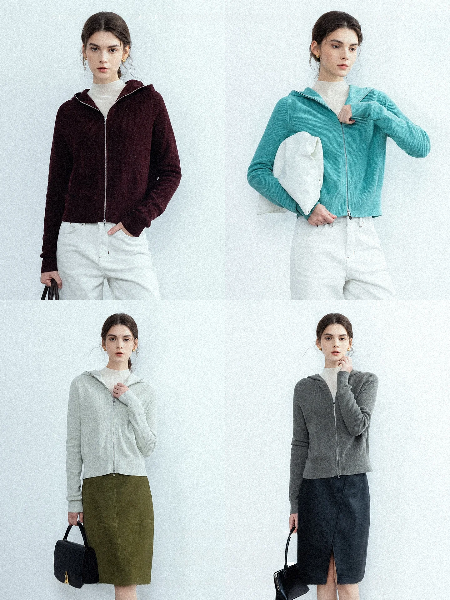 Casual Sle Breathable Cotton Blend Knitted Hat Jaet Women's Long Sve Zipper Closure Hat on Knitwear Faion Chicjuly
Casual Sle Breathable Cotton Blend Knitted Hat Jaet Women's Long Sve Zipper Closure Hat on Knitwear Faion Chicjuly