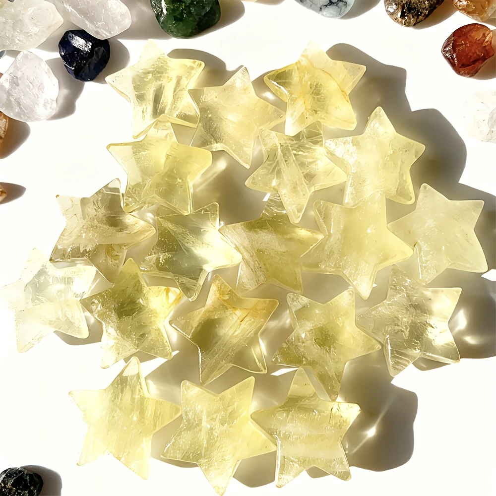 Natural Citrine Quartz Crystal Star Carving 4-5cm Healing Stone Home Office Decor Gift
Natural Citrine Quartz Crystal Star Carving 4-5cm Healing Stone Home Office Decor Gift