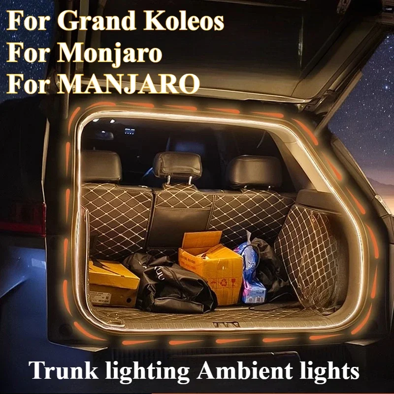 Trunk LED Light Strips Trunk Interior for Geely RENAULT Grand Koleos MANJARO Monjaro Decorative Lamp Strip Fit Ambient light
Trunk LED Light Strips Trunk Interior for Geely RENAULT Grand Koleos MANJARO Monjaro Decorative Lamp Strip Fit Ambient light