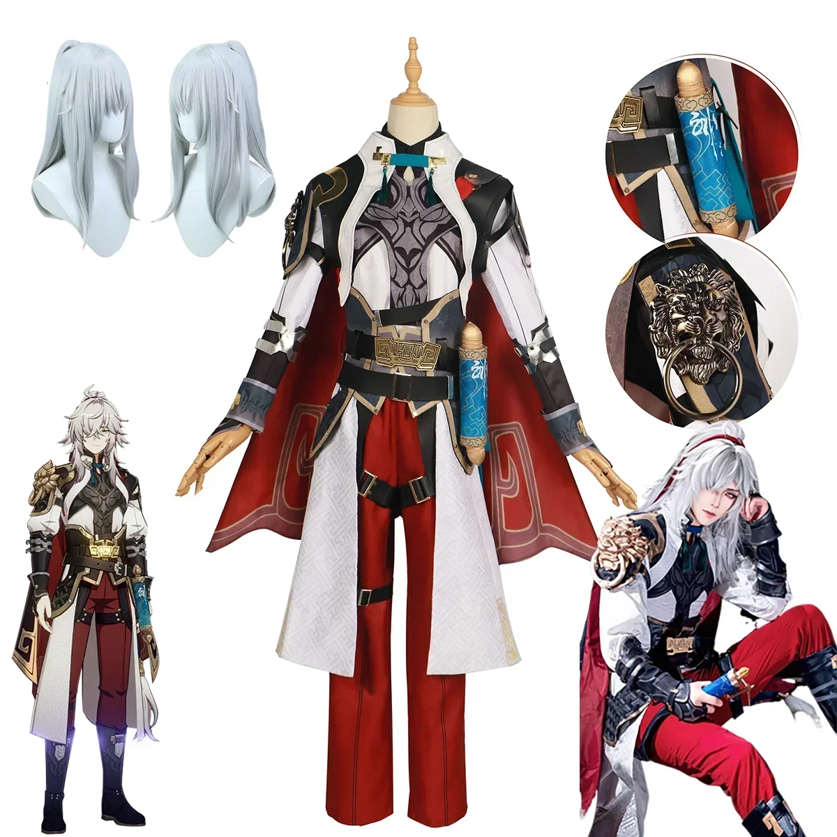 Honkai Star Rail Jing Yuan Cosplay Costume Halloween Full Set with Wig Boots Props Game Character Outfit In Stock
Honkai Star Rail Jing Yuan Cosplay Costume Halloween Full Set with Wig Boots Props Game Character Outfit In Stock