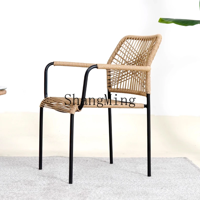 ZYY leisure wrought iron rattan simple household single chair catering commercial back chair outdoor
ZYY leisure wrought iron rattan simple household single chair catering commercial back chair outdoor