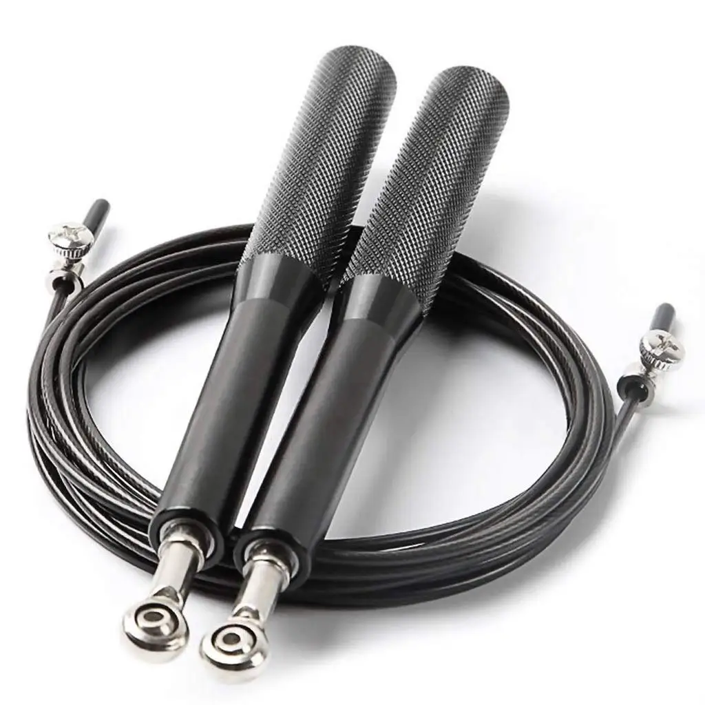 360° Swivel Ball Bearing Speed Jump Rope Adjustable steel coated rope Aluminum Anti Skipping Handle Fitness Training
360° Swivel Ball Bearing Speed Jump Rope Adjustable steel coated rope Aluminum Anti Skipping Handle Fitness Training