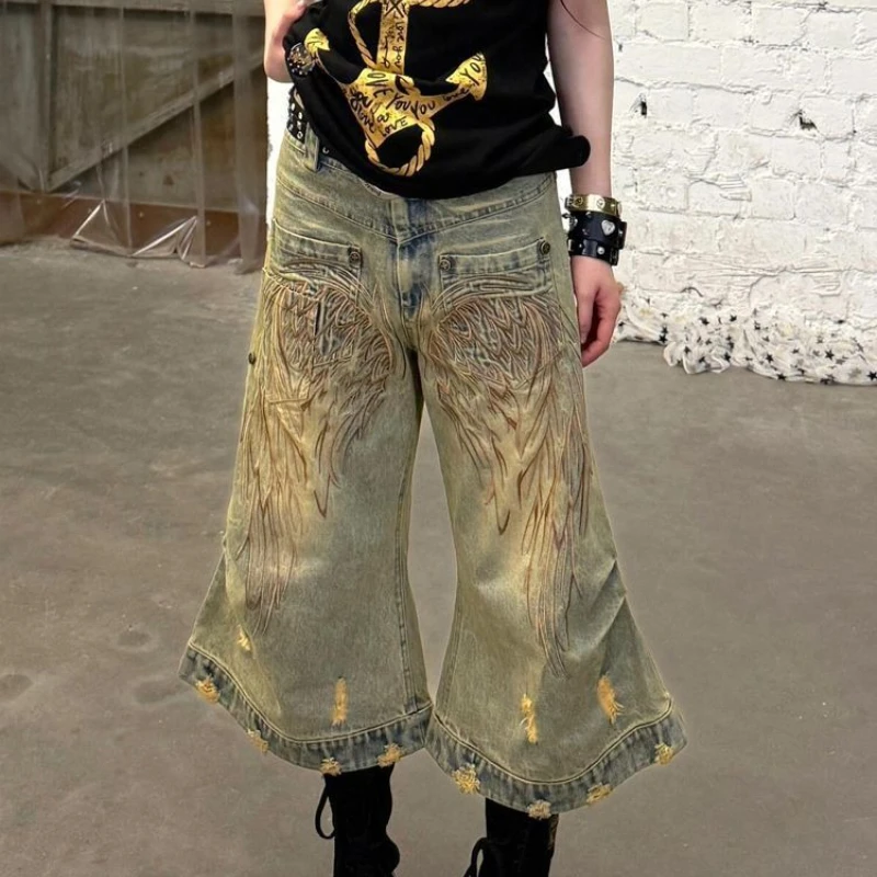 Women Spring Summer Trousers Large Size Jeans Straight Embroidery Punk Wind Zipper New Fashion Individuality Casual Premium
Women Spring Summer Trousers Large Size Jeans Straight Embroidery Punk Wind Zipper New Fashion Individuality Casual Premium