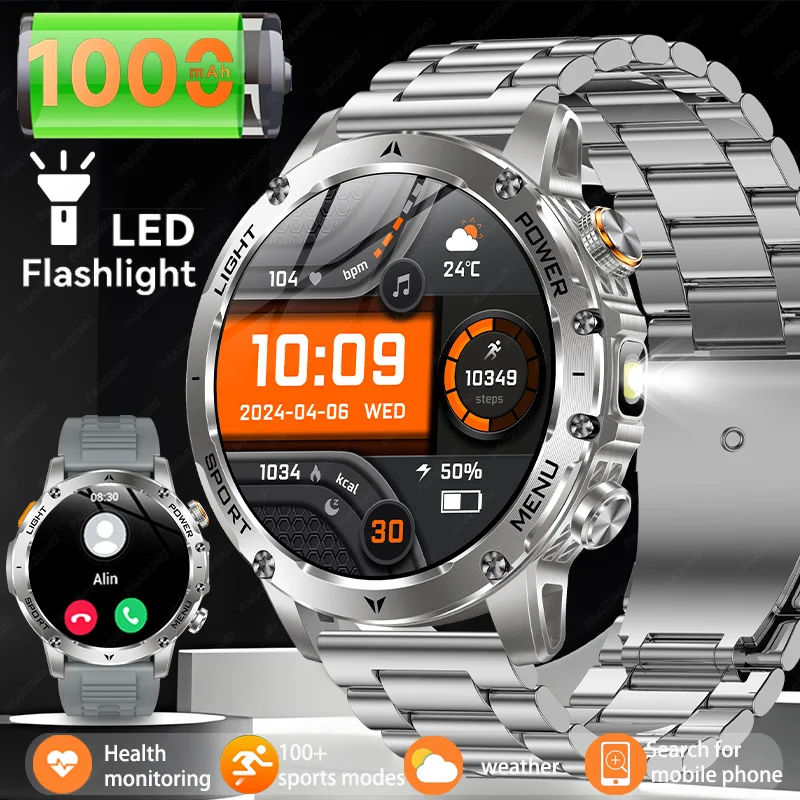 For Xiaomi Military 1000mAh Outdoor Sports Watch Fitness Tracker Health Monitor BT Call IP68 Waterproof Watch for Men and Women
For Xiaomi Military 1000mAh Outdoor Sports Watch Fitness Tracker Health Monitor BT Call IP68 Waterproof Watch for Men and Women